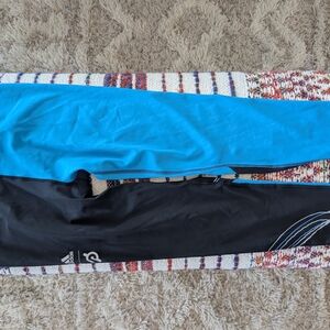 Adidas Black and Blue Track Pants